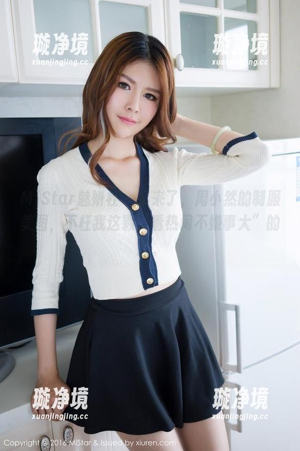 MiStar魅妍社-周小然 MiStar魅妍社 - 又来了,周小然的制服美图,不枉我这颗“看热闹不嫌事大”的心。