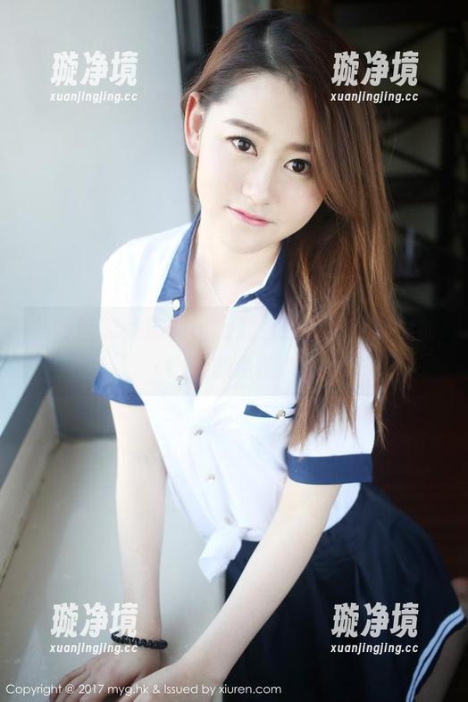美媛馆-徐微微mia 美媛馆 - 徐微微mia猎水手,水手服白衬衫的诱惑